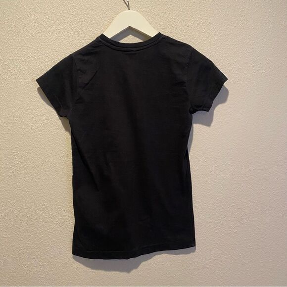 Fredricks of Hollywood T-shirt Black Glitter Bold Fearless Original Size Medium - Picture 6 of 7